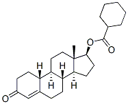 17beta-hydroxyestr-4-en-3-one 17-(cyclohexanecarboxylate) molecular structure