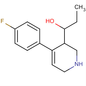 3-Pyridinemethanol, 1-ethyl-4-(4-fluorophenyl)-1,2,3,6-tetrahydro- molecular structure