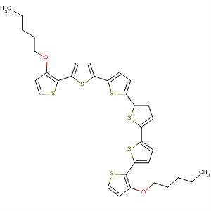 2,2':5',2'':5'',2''':5''',2'''':5'''',2'''''-Sexithiophene, 3,3'''''-bis(pentyloxy)- molecular structure
