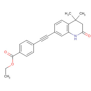 Benzoic acid,4-[(1,2,3,4-tetrahydro-4,4-dimethyl-2-oxo-7-quinolinyl)ethynyl]-, ethylester