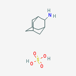 Adamantan-2-amine;sulfuric Acid molecular structure