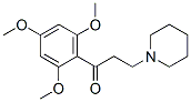 3-(1-Piperidinyl)-1-(2,4,6-trimethoxyphenyl)-1-propanone molecular structure