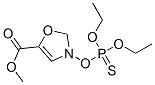 methyl 3-diethoxyphosphinothioyloxyoxazole-5-carboxylate molecular structure