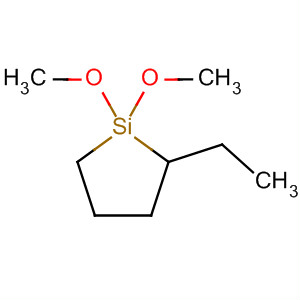 Silacyclopentane, 2-ethyl-1,1-dimethoxy- molecular structure