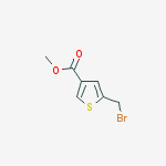 5-(bromomethyl)-3-Thiophenecarboxylic Acid Methyl Ester molecular structure