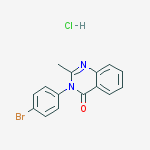 3-(4-bromophenyl)-2-methylquinazolin-4-one hydrochloride
