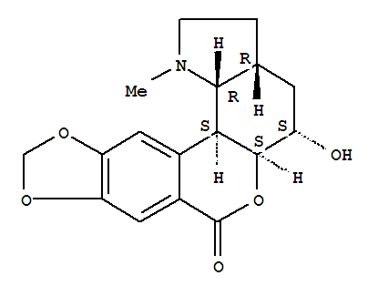 4,12β-Dihydro-5α-hydroxy-1-methyl-9,10-(methylenebisoxy)lycorenan-7-one molecular structure