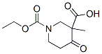 1-ethyl 3-methyl 4-oxopiperidine-1,3-dicarboxylate molecular structure