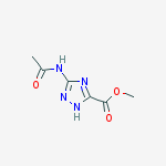 methyl 5-acetamido-1H-1,2,4-triazole-3-carboxylate molecular structure
