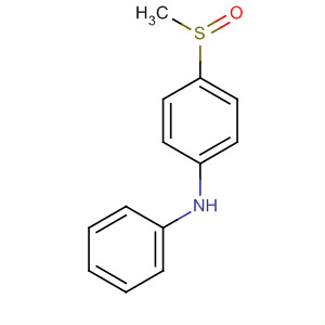Benzenamine, 4-(methylsulfinyl)-N-phenyl- molecular structure