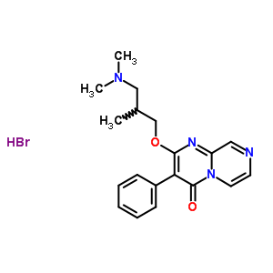 2-[3-(dimethylamino)-2-methylpropoxy]-3-phenyl-4H-pyrazino[1,2-a]pyrimidin-4-one hydrobromide (1:1)