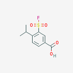 3-(fluorosulfonyl)-4-(propan-2-yl)benzoic acid