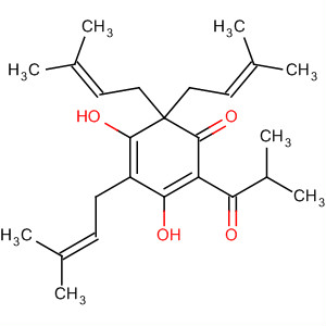 2,4-Cyclohexadien-1-one,3,5-dihydroxy-4,6,6-tris(3-methyl-2-butenyl)-2-(2-methyl-1-oxopropyl)-