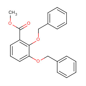 Benzoic acid, 2,3-bis(phenylmethoxy)-, methyl ester molecular structure