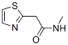 2-Thiazoleacetamide,  N-methyl- molecular structure