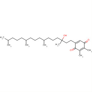 2,5-Cyclohexadiene-1,4-dione,5-(3-hydroxy-3,7,11,15-tetramethylhexadecyl)-2,3-dimethyl- molecular structure
