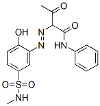 2-[[2-hydroxy-5-[(methylamino)sulphonyl]phenyl]azo]-3-oxo-N-phenylbutyramide