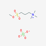 3-methoxysulfonylpropyl(trimethyl)azanium;perchlorate molecular structure
