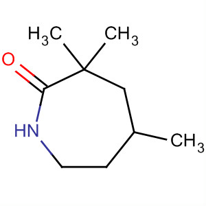 2H-Azepin-2-one, hexahydro-3,3,5-trimethyl- molecular structure