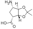 (1R,3S,4R,6S)-N-BOC-6-AMINO-2,2-DIMETHYLTETRAHYDROCYCLOPENTA[1.3]DIOXOLE-4-CARB ACID molecular structure