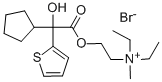 2-[[2-Cyclopentyl-2-hydroxy-2-(2-thienyl)acetyl]oxy]-N,N-diethyl-N-methylethanaminium