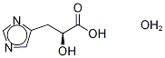 L-β-Imidazole Lactic Acid Monohydrate molecular structure
