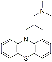10H-Phenothiazine-10-propanamine, N,N,β-trimethyl-, (R)- molecular structure