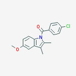 1H-Indole, 1-(4-chlorobenzoyl)-5-methoxy-2,3-dimethyl-