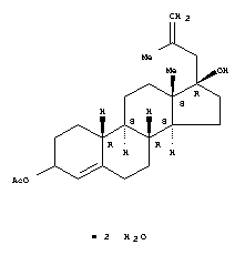 (17beta)-17-hydroxy-17-(2-methylprop-2-en-1-yl)estr-4-en-3-one molecular structure