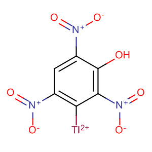 Phenol, 2,4,6-trinitro-, thallium(1+) salt molecular structure