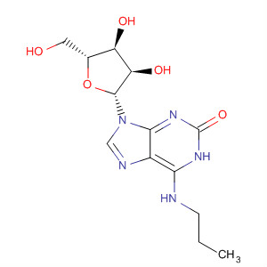 Adenosine, 1,2-dihydro-2-oxo-N-propyl- molecular structure