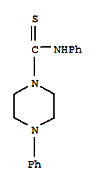 1-piperazinecarbothioamide, N,4-diphenyl-
