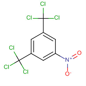Benzene, 1-nitro-3,5-bis(trichloromethyl)- molecular structure