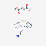 3-(6,11-dihydrobenzo[c][1]benzoselenepin-11-yl)propyl-dimethylazanium;(z)-4-hydroxy-4-oxobut-2-enoate