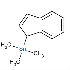 Stannane, 1H-indenyltrimethyl- molecular structure