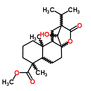 methyl 11-hydroxy-7,10a-dimethyl-3-oxo-2-(propan-2-yl)dodecahydro-2,4a-methanobenzo[f]chromene-7-carboxylate