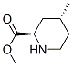 2-Piperidinecarboxylicacid, 4-methyl-, methyl ester, (2R,4R)- molecular structure