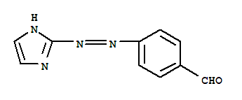 4-[2-(2H-imidazol-2-ylidene)hydrazino]benzaldehyde molecular structure