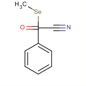 Benzeneacetonitrile, 2-(methylseleno)-a-oxo- molecular structure