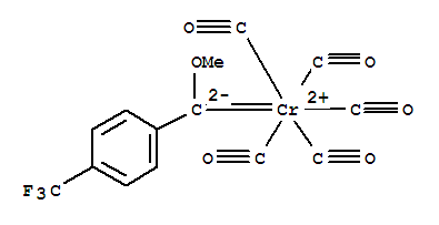 Chromium,pentacarbonyl[methoxy[4-(trifluoromethyl)phenyl]methylene]-, (OC-6-21)- (9CI) molecular structure