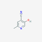 5-hydroxy-2-methylpyridine-4-carbonitrile molecular structure