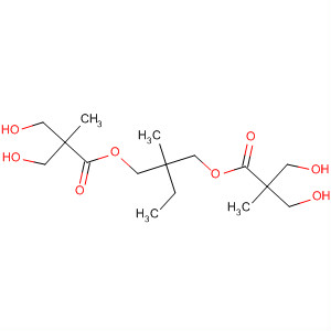 Propanoic acid, 3-hydroxy-2-(hydroxymethyl)-2-methyl-,2-ethyl-2-[[3-hydroxy-2-(hydroxymethyl)-2-methyl-1-oxopropoxy]methyl]-1,3-propanediyl ester molecular structure