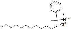 (dodecylmethylbenzyl)trimethylammonium chloride molecular structure