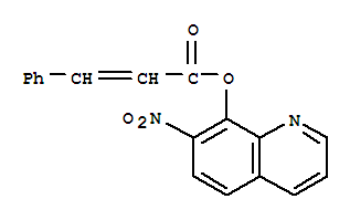 7-nitroquinolin-8-yl (2E)-3-phenylprop-2-enoate molecular structure