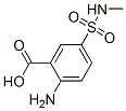 2-amino-5-(methylsulphamoyl)benzoic acid molecular structure
