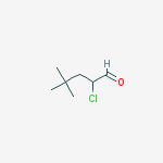 2-chloro-4,4-dimethylpentanal molecular structure