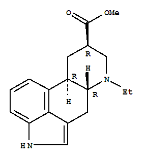 methyl (8beta,10xi)-6-ethylergoline-8-carboxylate molecular structure