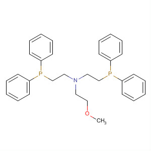 Ethanamine, N,N-bis[2-(diphenylphosphino)ethyl]-2-methoxy- molecular structure