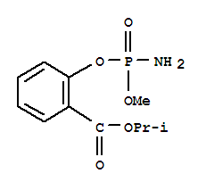 BENZOIC ACID2-[(AMINOMETHOXYPHOSPHINYL)OXY]-,1-METHYLETHYL ESTER molecular structure