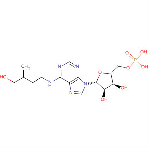 5'-Adenylic acid, N-(4-hydroxy-3-methylbutyl)- molecular structure